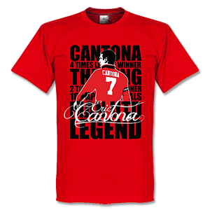 Retake Eric Cantona Legend T-shirt - Red