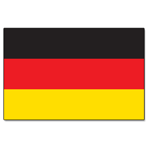 Germany Flag Iron On Patch 30mm x 20mm