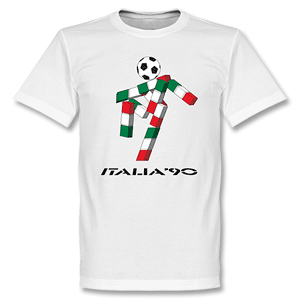 Retake Italia 90 Mascot T-shirt - White