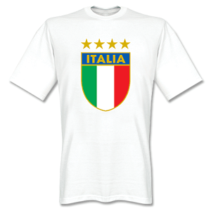 Retake Italia Crest T-shirt - White