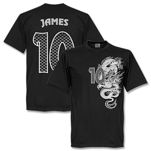 Retake James No.10 Dragon KIDS T-shirt - Black