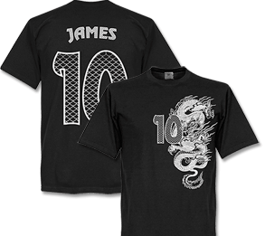 James No.10 Dragon T-shirt - Black