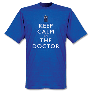 Retake Keep Calm Im The Doctor T-shirt - Royal