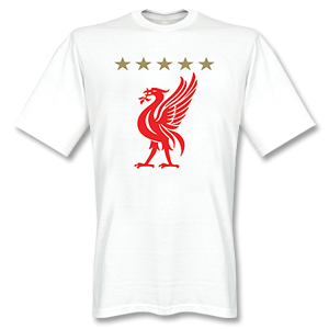 Retake Liverpool 5 Star T-Shirt - White