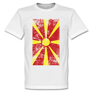 Retake Macedonia Flag T-Shirt - White