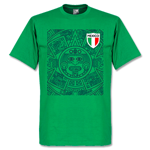 Retake Mexico 1998 Aztec Kids T-shirt - Green