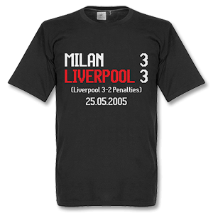 Milan 3 : Liverpool 3 Scoreboard T-shirt