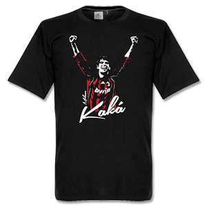 Retake Milan Kaka Football T-Shirt - Black