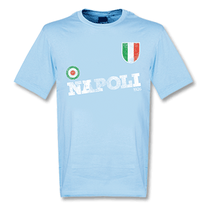 Retake Napoli Coppa Italia T-shirt - Sky