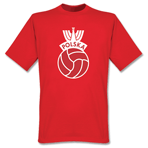 Retake Poland Vintage Crest T-shirt - Red