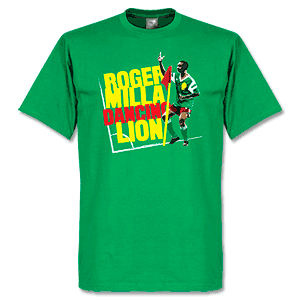 Retake Roger Milla Dance T-Shirt - Green