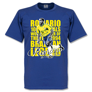 Retake Romario Legend T-Shirt - Blue