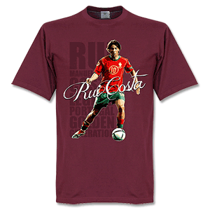 Rui Costa Legend T-Shirt - Maroon