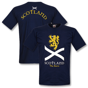 Retake Scotland the Brave T-Shirt - Navy