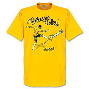 Tim Cahill The Aussie Volley T-Shirt - Yellow