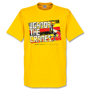 Retake Uganda The Cranes T-Shirt - Yellow
