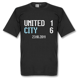 Retake United 1 : City 6 Scoreboard T-shirt
