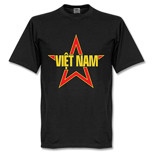 Retake Vietnam Star T-shirt - Black