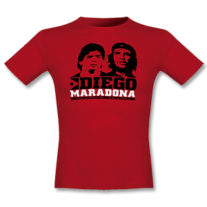 Viva El Futbol Maradona + Che Tee - Boys - Red