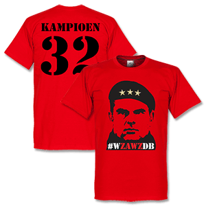 wzawzdb Ajax Kampioen T-Shirt - Red