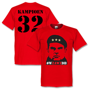 Retake wzawzdb Ajax Kampioen T-Shirt - Red