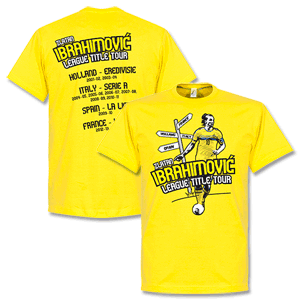 Zlatan Ibrahimovic Tour T-Shirt - Yellow