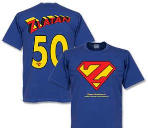 Retake Zlatan Superman T-Shirt - Royal