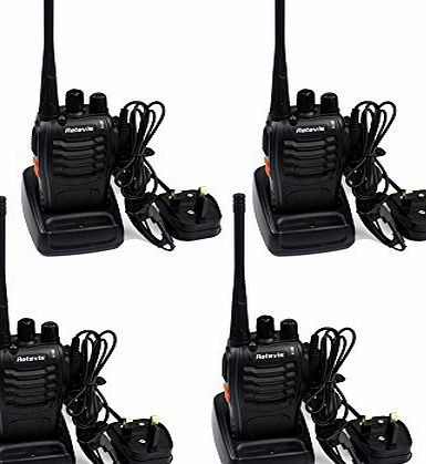 Retevis H-777 UK Plug UHF 400-470MHz Frequency Range 2014 Best Economic Applicable 5W 16 Channels Signal Ban