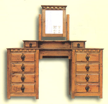 Retford Pine County Kerry Dressing Table and Mirror