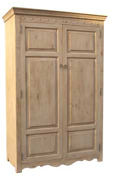 Retford Pine French Life 2 Door Wardrobe