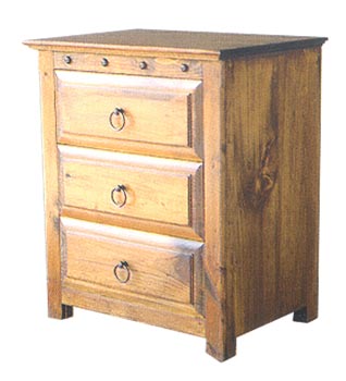 Retford Pine Revival 3 Drawer Bedside Chest