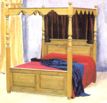 Retford Pine Revival Chatsworth Four-Poster Bed