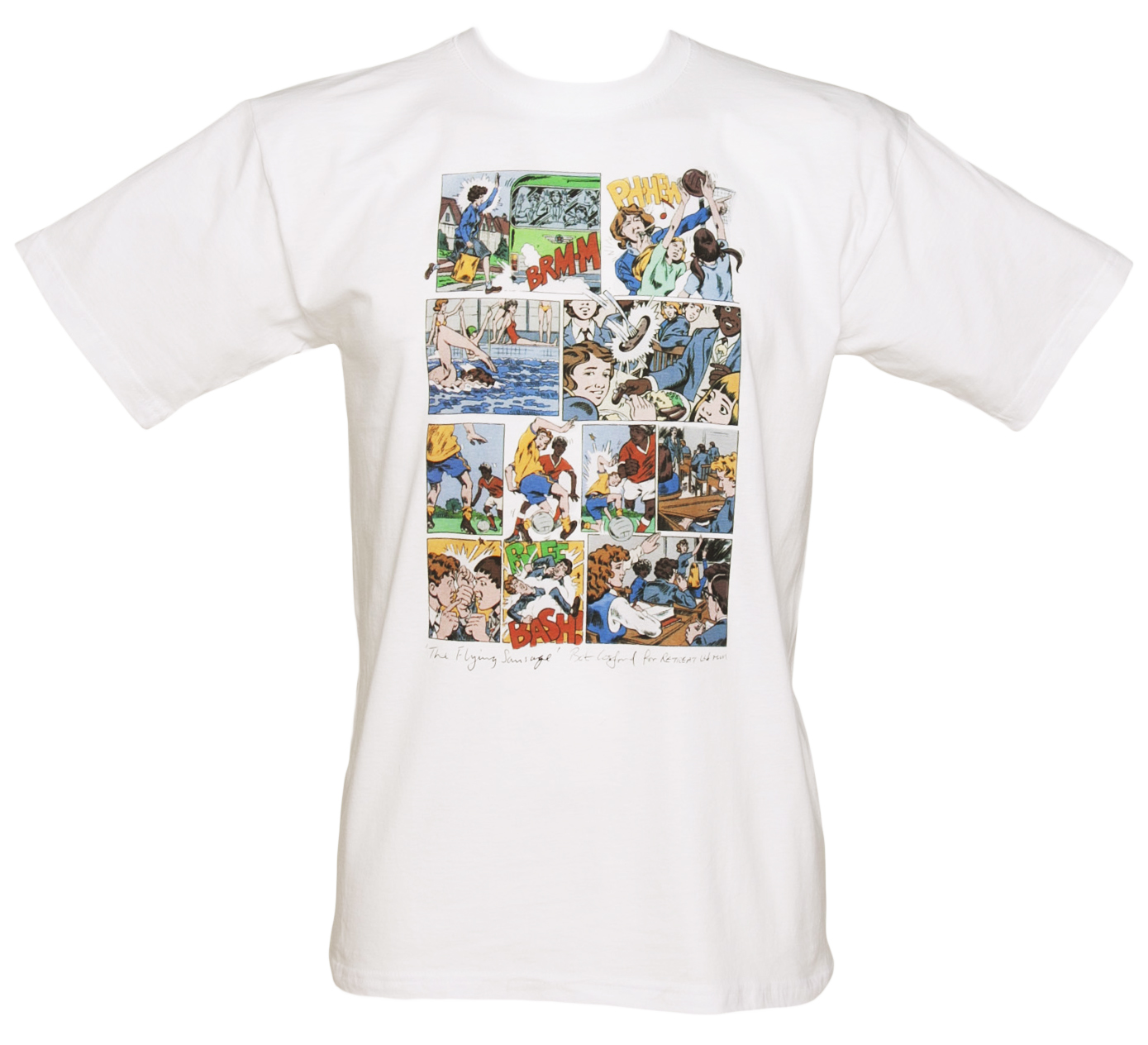 Mens White Opening Credits Grange Hill