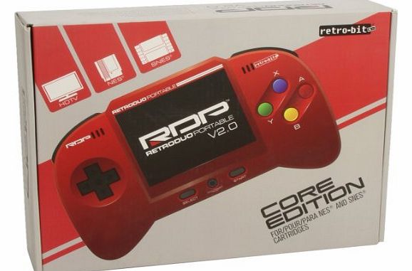 Retro-Bit RDP-0179 Portable Handheld Console Gaming Pad - Red
