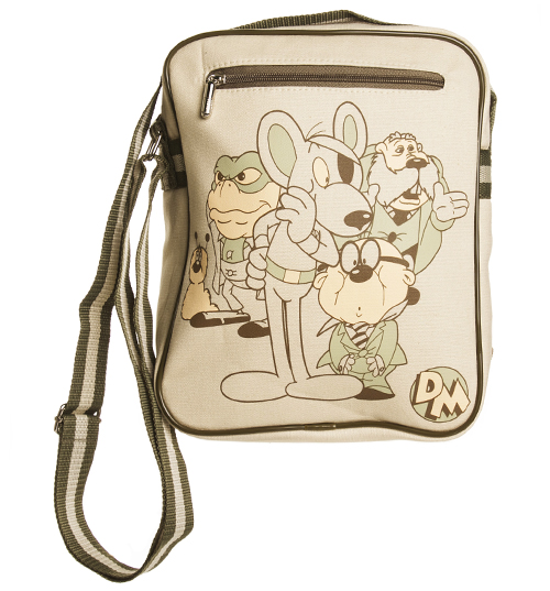 Retro Canvas Danger Mouse Characters Flight Bag
