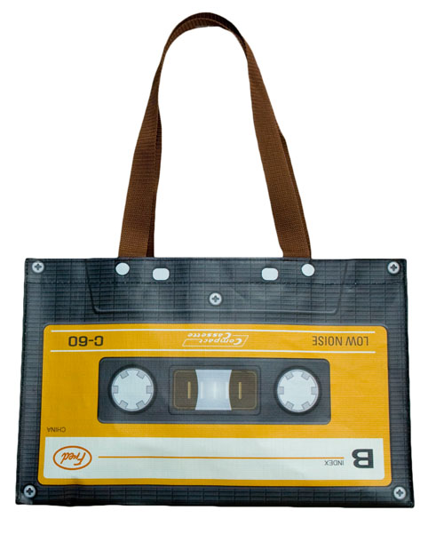 Retro Casette Tote Bag