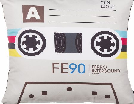 Retro Cassette Tape Cushion