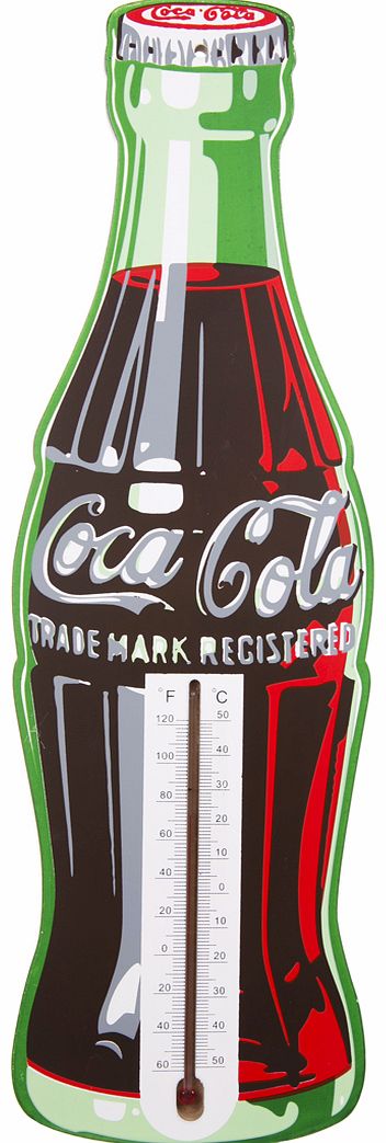 Retro Coca-Cola Bottle Thermometer