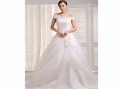 Retro Elegant Off-The-Shoulder Bateau Satin