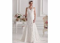 Retro Elegant V-neck Sweetheart Satin Lace