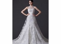 Retro Luxury Noble Satin Lace Wedding Dresses