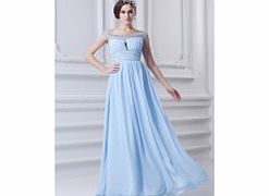 Retro Noble Bateau Stretch satin Chiffon