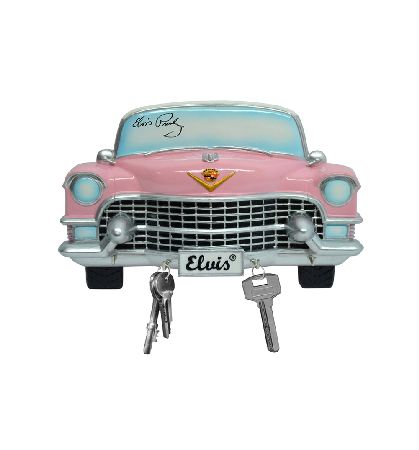 Retro Pink Elvis Presley Cadillac Key Rack