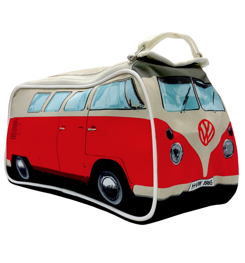 Red VW Campervan Wash Bag
