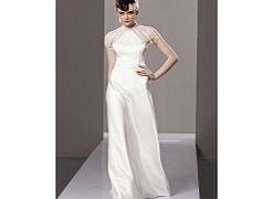 Retro Satin Wedding Dresses Ivory