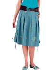 Retro skirt in romantic style.