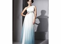 Retro Sloping shoulder Sleeveless Chiffon