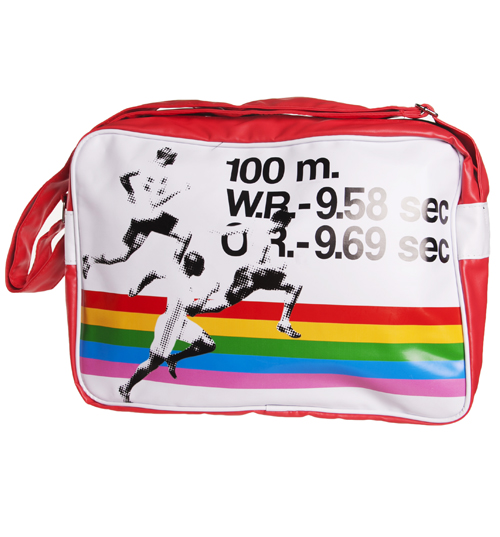 Retro Sprint Runner Sports Messenger Bag