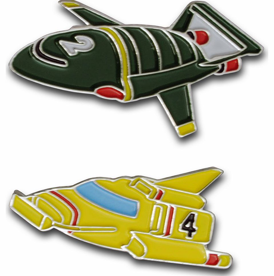 Retro Thunderbirds Set Of Two Cufflinks