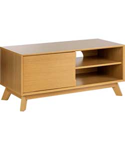 Retro TV Unit - Oak Effect